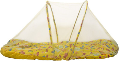

Morisons Baby Dreams Bedding set Crab printed with Mosquito Net Convertible Mattress(Fabric, Yellow)