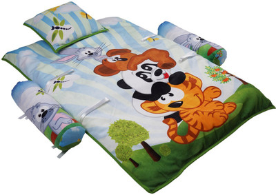 

Little Innocent Cartoon Printed Baby Carry Bed Printed(Fabric, Multicolor)