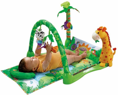 

VK Babybedgym Convertible Standard(Plastic, Fabric, Green)