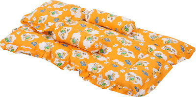 

Knotty Kids Baby Bedding Set With Pillow Standard Bunk(Fabric, Orange)