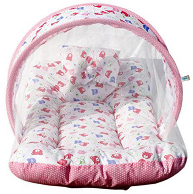 

KiddosCare Toddler Mattress Convertible Strawberry(Fabric, Pink)