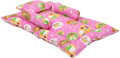 

Knotty Kids Compact Baby Bedding Set With Pillow Convertible Bunk(Fabric, Pink)