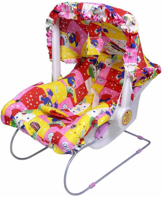 

TruGood Carry Cot 11 in 1 Feeding chair, swing, bouncer, bath tub, car seat, rocker Baby Carry Bed bunk(Fabric, Metal, Plastic, Multicolor)