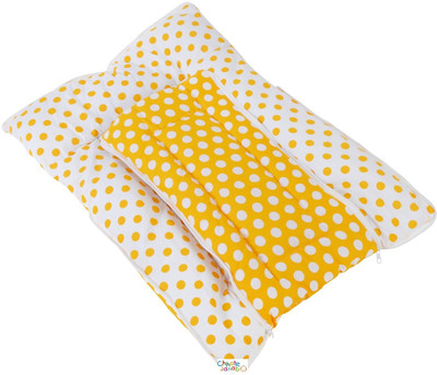 

Chhote Janab BABY BEDDING SET ZIPPER POLKA DOT(Fabric, Yellow)