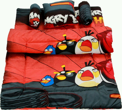 

Feathers Polycotton Bedding Set(Multicolor)