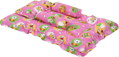 

Knotty Kids Baby Bedding Set With Pillow Standard BUNK(Fabric, Pink)
