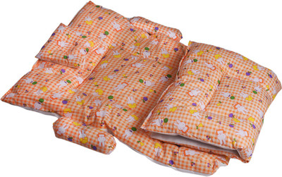 Lavanyavat BABAYBED-08 Non Convertible Crib Design(Fabric, Orange)