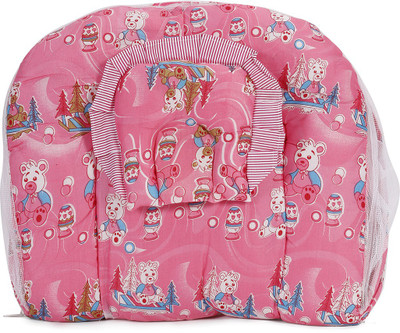 

Blue Berrys bed with mosquito net Convertible Crib(Fabric, Pink)