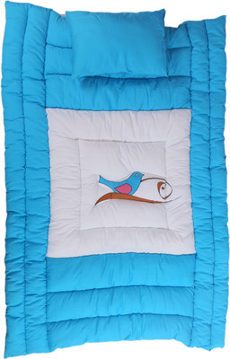 

Jinglers Super Cotton Baby Carry Bed Xxl Crib Blue(Fabric, Blue)