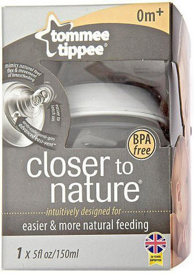 

Tommee Tippee Girls Deco Bottles - 150 ml(White)