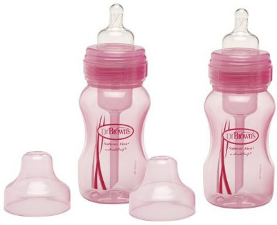 

Dr. Brown's Wide Bottles - 230 ml(Pink, White)