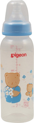 

Pigeon Slim Neck Peristaltic 240ml with Medium Size Nipple - Blue - 240 ml(Blue)