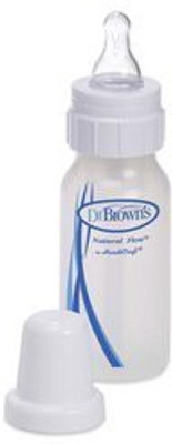 

Dr. Brown's BPA Free Natural Flow Standard Baby Bottle - 118 ml(White)