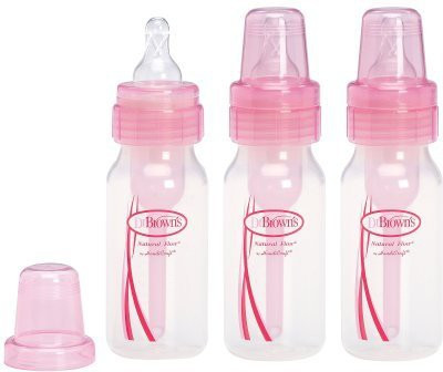 

Dr. Brown's Natural Flow Standard Bottle - 118 ml(Pink, White)