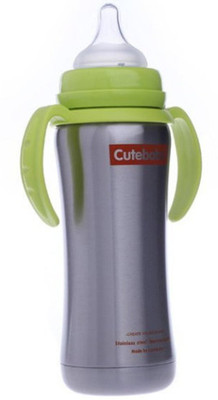 

Cute Baby Stainless Steel Thermal Automatic Drop Resistance Insulation - 220 ml(Green)