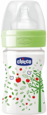 Chicco Well Being Feeding Bottle - 150 ml(Green)