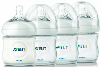 

Philips Avent Natural Polypropylene Bottle - 118 ml(Transparent)
