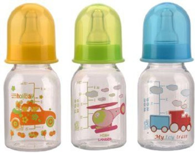 

MeeMee Premium Feeding Bottle Set of 3.Pcs - 125 ml(Blue)