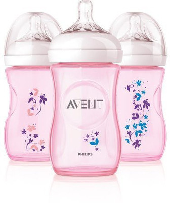 

Philips Avent Free Natural Polypropylene Bottle - 266 ml(Pink)