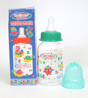 

Camera Baby Corporation Decorated Feeding Bottle - 140 ml(Transparent)