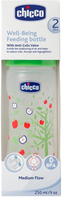 

Chicco Wellbeing PP Bottle 250ml Green - 250 ml(Multicolor)