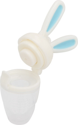 

Maxbell BPA Free Silicone Food Fruit Teething Feeder with White Rabbit Ear Design Handle - 20 ml(White)