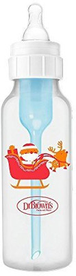 Dr. Brown's Holiday Christmas Bottle - 236 ml(White)