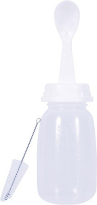 

Tollyjoy Feeding Bottle with Spoon (5oz) - 50 ml(White)