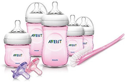 

Philips Avent Natural Infant Starter Set - 260 ml(Pink)