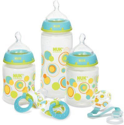 

Nuk Fashion Orthodontic Bottle And Pacifier Gift Starter Set - 145 ml(White)