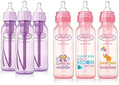 

Dr. Brown's Bottles With New Print - 236 ml(Multicolor)