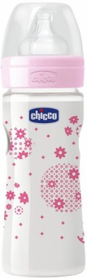 Chicco Wellbeing PP Bottle 250ml Pink - 250 ml(Pink)