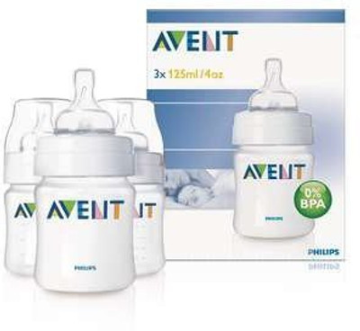 

Philips Avent BPA Free Bottles - 125 ml(Multicolor)