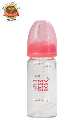 mee mee glass feeding bottle 120ml