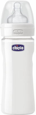 

Chicco Wellbeing PP Bottle 250ml No Deco - 250 ml(White)