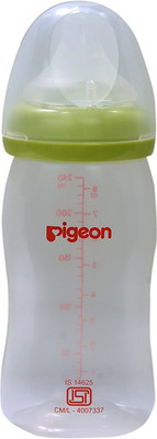 

Pigeon Btl 240Ml W/Type Nipple(Green) - 240 ml(White)