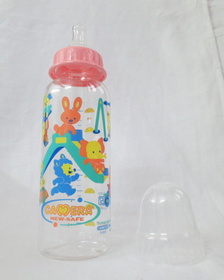 

Camera Baby Corporation Camera New-Safe Decorated Feeding Bottle ,250ml/9 Oz (10149) - 250 ml(Transparent)