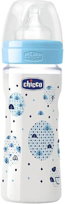 

Chicco WELL BEING FEEDING BOTTLE 2M+ BLUE 250ML - 250 ml(Blue)