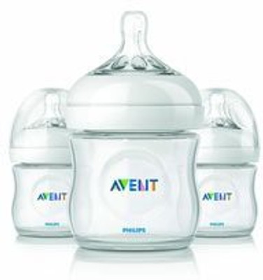 

Philips Avent Natural Bottles - 118 ml(Clear)
