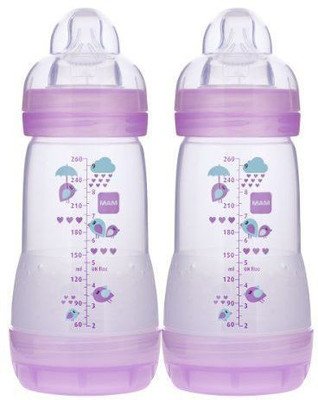 

Mam Anti-Colic Bottle - 266 ml(Pink)