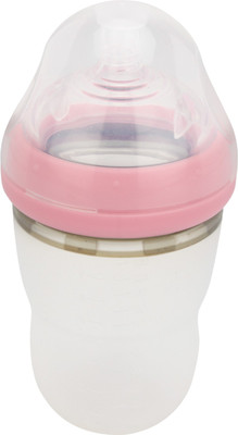 

Maxbell Natural Feel Silicone baby Bottle - 220 ml(Pink)