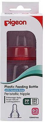 Pigeon Feeding Bottle - 120 ml(Red)