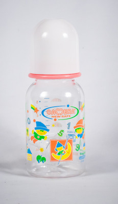 

Camera Baby Corporation Decorated Feeding Bottle - 140 ml(Transparent)