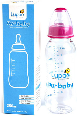 

LUPAE NUBABY FEEDING BOTTLE 250ML - 250 ml(BLUE, PINK)