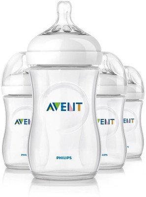 

Philips Avent Natural Polypropylene Bottle - 266 ml(Transparent)