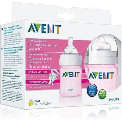 

Philips Avent Feeding Bottle - 125 ml(Pink)