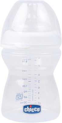 

Chicco set up Adjustable Flow Feeding Bottle - 250 ml(White)