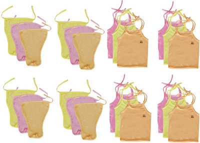 Aarushi Cotton Nappies Langot and Jhablas Combo Set(Multicolor)