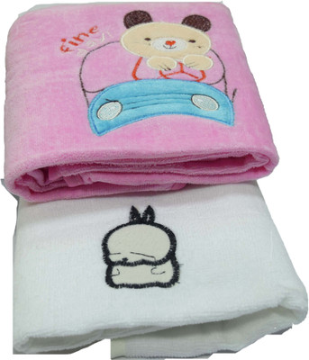 

Belle Maison Baby Super Soft Towel(Velour), 50x90cm Set Of 2(Multicolor)