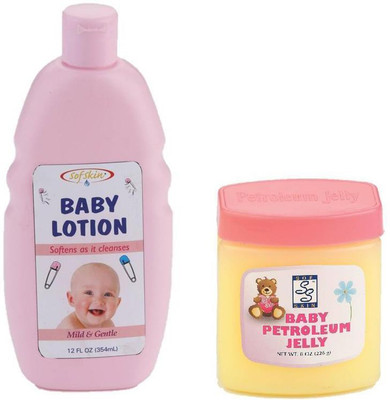 

Sofskin Baby Lotion 350ml And Baby Jelly 226gm(Pink)
